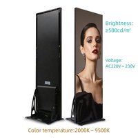 Écran d'affichage LED mobile intérieur/extérieur P2.5mm 640*1920mm, écran LED Pantalla