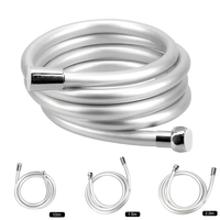 Tuyau de douche flexible en PVC de 1/1,5/2 m, anti-torsion, anti-explosion, pour robinet de salle de bain, rallonge de tuyau d'eau