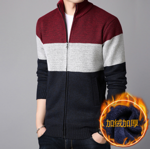OEM сервис, оптовая продажа, мужской толстый вязаный кардиган, пальто, зимний теплый Модный повседневный оверсайз - Product Image 6