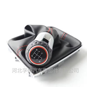 Funda para Palanca de Cambios de Vw Golf 7 A7 Mk7 Gti Gtd, Tela de Microfibra, Estilo Clásico, Accesorio para Automóvil - Product Image 2