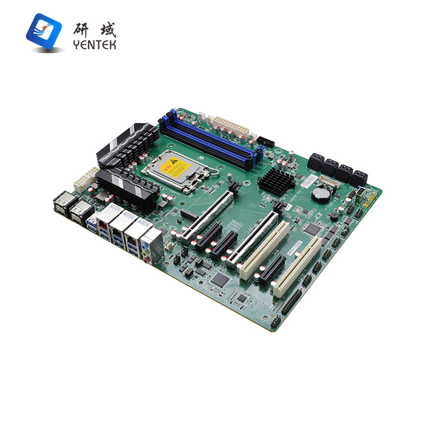 ATX LGA1700 I3 I5 I7 I9 4 DDR5 8 SATA M.2 4 HD VGA 4K PCIe 5.0 X16 PCIe X4 2x PCI 3 LAN 6 COM Industrial Embedded Motherboard