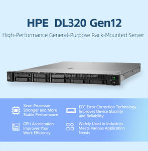 En stock, nouveau serveur en rack ProLiant DL320 Gen12 1U d'origine, Intel Xeon 6, 4 To DDR5, stockage 10x2.5/12x3.5 pouces, PCIe 5.0, prise en charge des GPU - Product Image 1