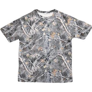 FOXA T-shirt camouflage pour garçon, imprimé feuille d'érable, manches courtes, respirant, pour la chasse, streetwear d'été - Product Image 1