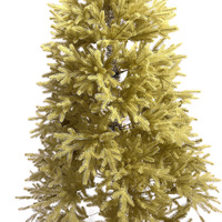 Gelber Stehender PVC Künstlicher Weihnachtsbaum 120-240cm Feiertagsdekoration für Zuhause Büro Einkaufszentrum Kommerzielle Ausstellung Großhandel