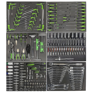 2025 Tùy Chỉnh Heavy Duty Thép Tự Động Không Gỉ Cán Bên Ngoài Vườn Công Cụ Tủ Với Bánh Xe 421 Pcs Công Cụ - Product Image 4