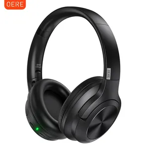 QERE E80 ANC headphone aktif penghilang bising Earphone Bluetooth TWS earbud nirkabel headphone In-Ear