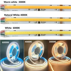 Bande <span class=keywords><strong>LED</strong></span> COB DC24V pour rétroéclairage <span class=keywords><strong>TV</strong></span>, 360 <span class=keywords><strong>LED</strong></span>, lumière cascade musicale, crée une <span class=keywords><strong>ambiance</strong></span> pour le salon - Product Image 2