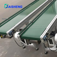 Banda Transportadora Plana de PVC con Capa Resistente al Desgaste y Estructura Compacta para Carga, Descarga y Manipulación de Granos, Cereales y Productos Agrícolas a Granel