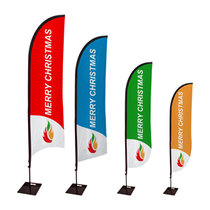 Custom Advertising Double Sided Polyester Outdoor Sports Festival 2m 3m 4m 5m Feather Flag - Product Image 1