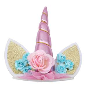 Nicro gros bébé fille <span class=keywords><strong>licorne</strong></span> Hapyy fête d'<span class=keywords><strong>anniversaire</strong></span> décoration noël mariage bébé enfants joyeux <span class=keywords><strong>anniversaire</strong></span> <span class=keywords><strong>licorne</strong></span> gâteau Topper - Product Image 2
