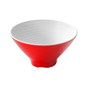 Bandeja de Servicio de Melamina Xiangyuan Meimei, Color Rojo y Blanco Sólido, para Uso en Hoteles y Restaurantes - Product Image 1