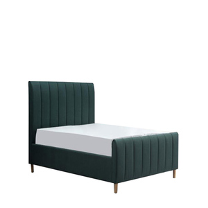 Cama Doble de Estilo Italiano de Lujo Ligero, Elegante Cama Tapizada para Dormitorio Principal, para Uso en Hoteles, Juego de Muebles para Dormitorio - Product Image 2