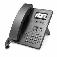 Téléphone IP Wi-Fi Flyingvoice P10W, Wi-Fi double bande 2,4G/5G, 2 comptes SIP, 2 ports 10/100M, écran LCD rétroéclairé 2,3 pouces, 2000 contacts, Linux