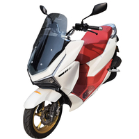 Pare-brise de moto TORST Lightning Dog 150/Haojin Hunting 150 - Verre trempé et PMMA - Nouvelle version améliorée