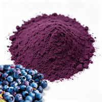 Ekstrak Bubuk Blueberry Laris Manis, Standar 25%/50%/60% Proanthocyanidins PACS Antioksidan untuk Formula Kesehatan Kulit