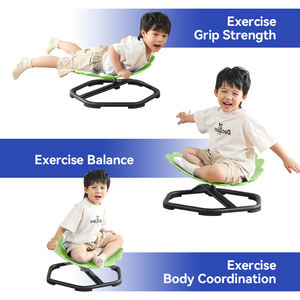 Autismo Spinning sensoriale sedia per bambini girevole giostra sedia per la formazione in età prescolare <span class=keywords><strong>giocattolo</strong></span> educativo per la coordinazione del corpo Spin - Product Image 5