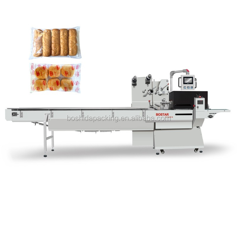 Автоматическая Горизонтальная Подушка Арабская Aka Pita плоская машина для упаковки хлеба