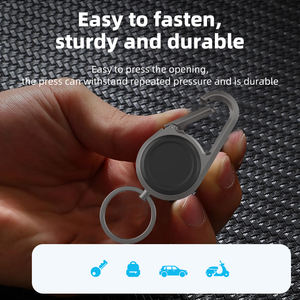 <span class=keywords><strong>Traceur</strong></span> GPS <span class=keywords><strong>portable</strong></span> intelligent en métal étanche IPX6 pour <span class=keywords><strong>iPhone</strong></span>, localisateur anti-perte sans fil pour clés, compatible iOS et Android - Product Image 1