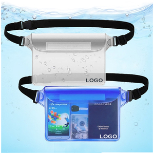 Waterproof Polyester Casual Seaside Outdoor Dry Bag Promotional Letterpress Printed Drawstring Sportpack Swimming Beach Drifting