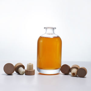 จุกไม้ก๊อกมงกุฎแก้วพร้อมพิมพ์ซิลค์สกรีนสีขุ่นปิดผนึกยางสำหรับจิน/เหล้ารัม/เตกีล่า/วิสกี้ฉลากตามสั่ง - Product Image 4