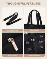 Sac fourre-tout matelassé LOVEVOOK 15,6 17 pouces pour femme, sac à main pour ordinateur portable, grande capacité, sac de travail, sac à bandoulière pour le bureau