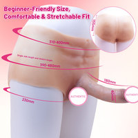 Braguitas de Silicona Suave de Alta Calidad con Dildo Realista, Ropa Transgénero Usable, Juguete Sexual para Adultos, Arnés Gay Lésbico