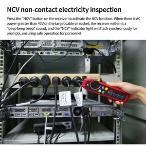 UNI-T UT685A Kit TDR <b>Cable</b> Tester POE Twisted Pair Locator Length Sequence Detector Wire Tracker for <b>RJ45</b> RJ11 Line Finder - Product Image 2