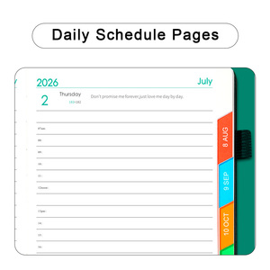 Cuadernos Personalizados de Tapa Dura de PU de Alta Calidad al por Mayor, Diario, Agenda, Planificador para Proveedores Escolares - Product Image 3