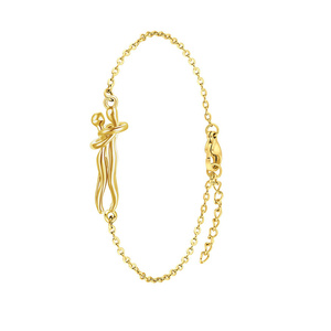 Hug Soulmate pareja promesa lindo colgante collar para mujer pareja de acero inoxidable abrazando collar de partido - Product Image 6