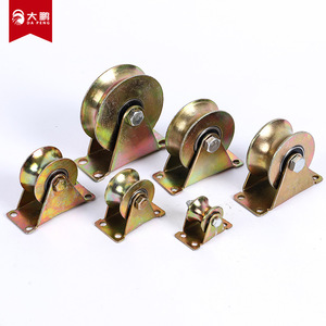 Ensemble de poulies Da Peng en métal pour rail de porte et fenêtre avec support, 5 tailles, usage industriel - Product Image 2