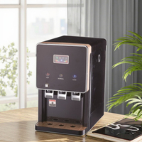 Système de purification d'eau électrique chaude et froide aux designs modernes, distributeur d'eau à osmose inverse avec filtre UV pour usage domestique