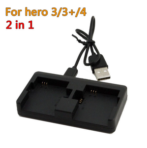 2020 Universal <strong>Dual</strong> <strong>Charger</strong> AHDBT-301 / 302 / 201 &amp; AHDBT-401 Batteries for <strong>GoPro</strong> Action Cameras HD HERO3/3+/4/5/6 - Product Image 5