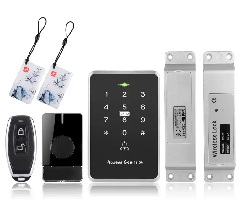 free of wiring and opening, password card swiping controller wireless remote control electronic access control system