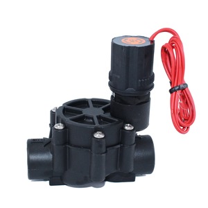 Válvula Solenoide de Control Automático para Microaspersores de Riego en Invernadero, Electromagnética de Plástico, Tipo Normalmente Cerrada - Product Image 1
