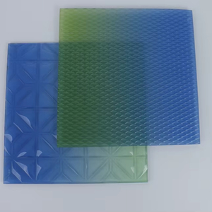 Panel de Vidrio Figurado Moderno, Rectangular, Plano, para Montaje en Pared, Vidrio Decorativo, Alta Transmitancia de Luz, Estructura Sólida - Product Image 6