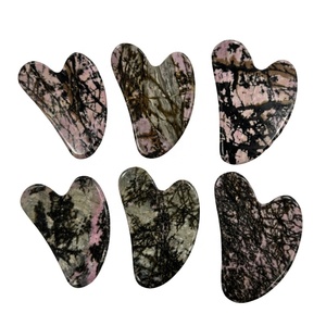 ขายส่งอุปกรณ์นวดกัวซาแบบกำหนดเอง ผลิตภัณฑ์ความงาม หินหยกขาวคริสตัล กัวซา หินกัวซาสำหรับนวดหน้า - Product Image 6