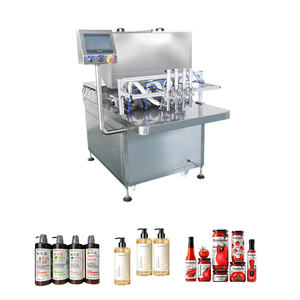 Máy chiết rót piston tự động 4 đầu do động cơ servo điều khiển với phễu cách nhiệt dùng cho máy chiết rót kem vào cốc - Product Image 2