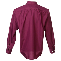 Chemise de clergé 100 % coton à manches longues avec col à revers et poche, personnalisable avec logo, pour prêtre, pasteur, ministre, tenue d'église – Fabricant OEM