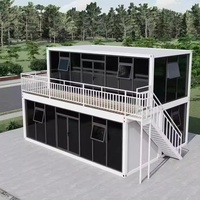 Casa Prefabricada de Acero Ligero de 20 pies, 30 pies, 40 pies con Diseño Personalizado, Aislamiento Acústico, Casa Contenedor Desmontable, Oficina, Apartamento, Sala de Estar