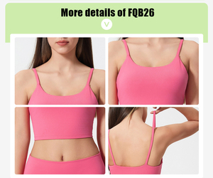 Gym People Frauen Workout Sport BH Neck holder Hals Fitness Backless Yoga Crop Tank Tops Design Sinn Sexy Solid Color Weste - Product Image 4