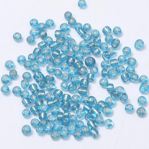 Toptan moda cam tohum boncuk cam DIY terzi aksesuarları için delik ile kırpma - Product Image 5