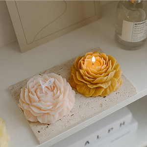 Vela de Cera de Soja Hecha a Mano con Forma de Peonía, Diseño Floral Exquisito, Aromaterapia, Decoración para el Hogar, Regalo para Bodas, Pascua, Navidad - Product Image 4