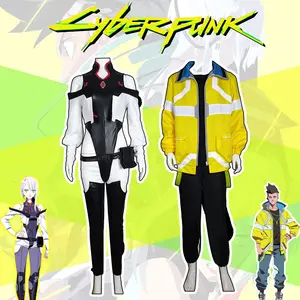 Anime Cyberpunk: Edgerunners Cos David Martinez Runner Lucy Lucyna Kushinada Clothes Cosplay Costume Wig Halloween Uniforms