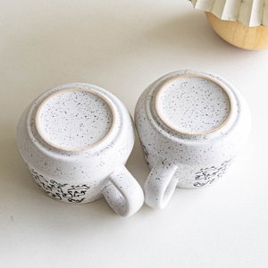 Commercio all'ingrosso retrò fatto a mano in porcellana bianca argilla gatto cane in ceramica goffrato tazza da tè eco-friendly Tazas De Cafe - Product Image 3