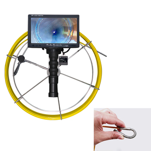 7 pulgadas 360 rotación doble lente Video Industrial drenaje plomería Cámara impermeable 30m inspección alcantarillado cámara con DVR - Product Image 1