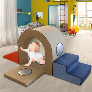 Équipement de jeu souple pour enfants Escalade rampant et coulissant Tunnel en mousse sûr pour les tout-petits et les enfants d'âge préscolaire Ensemble de jeu souple-50 pièces - Product Image 2
