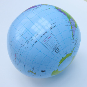 Compressione esterna portatile gonfiabile mappa del mondo terra per bambini all'aperto gioco palla spot all'ingrosso - Product Image 4