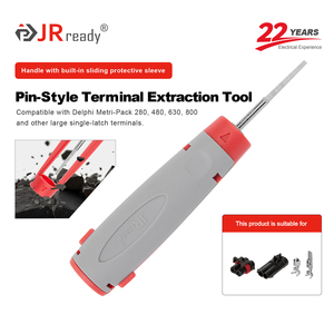 Herramienta de Extracción de Pines JRready JRconDRK-DMP630M, Aplicable a Terminales Delphi Metri-Pack 280, 480, 630, <span class=keywords><strong>800</strong></span> y Terminales de Resorte Único Grandes - Product Image 1