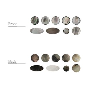 Lustro — ensemble de 9 boutons de Saxophone Alto, matériau de <span class=keywords><strong>coque</strong></span>, lot de 9 pièces - Product Image 5