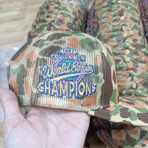 หมวกแก๊ปทรง 6 แผง ปีกโค้งเล็กน้อย ลายพราง ปักโลโก้ 3 มิติ แบบพอง สปอร์ต ปรับขนาดได้ แฟชั่นสำหรับปั่นจักรยาน - Product Image 2